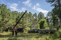 MWSS-273 conducts aircraft salvage and recovery training at Townsend Bombing Range