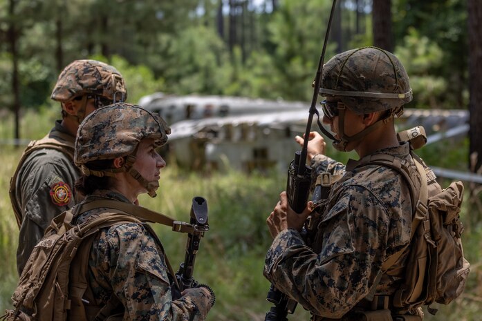 MWSS-273 conducts aircraft salvage and recovery training at Townsend Bombing Range