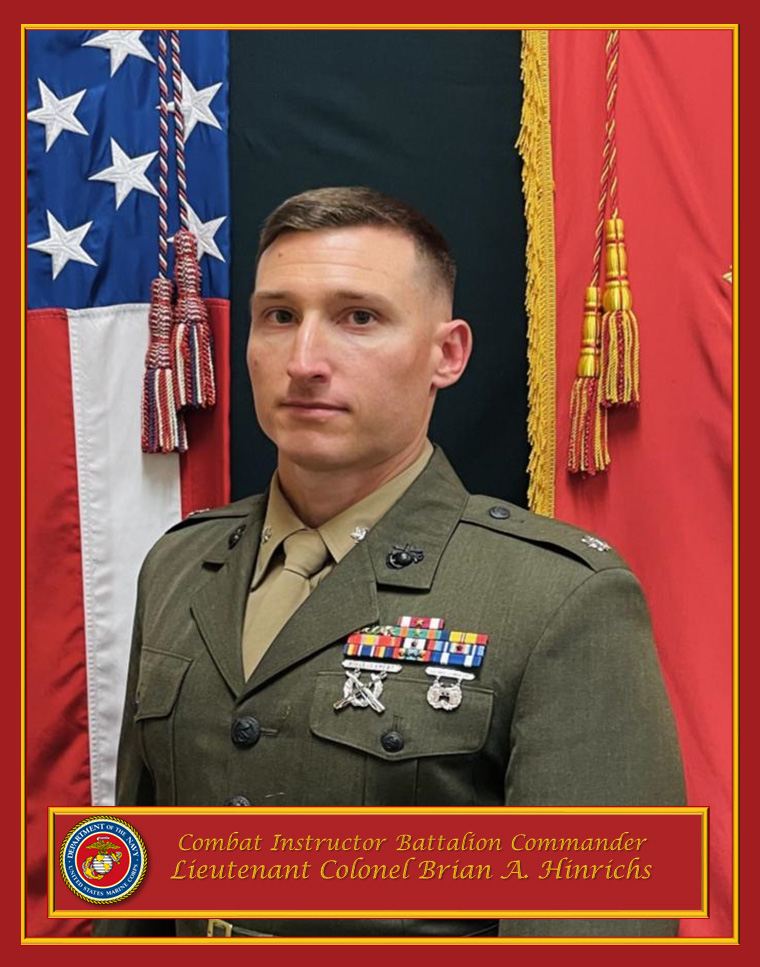Lieutenant Colonel Brian A Hinrichs Official Biography Photo