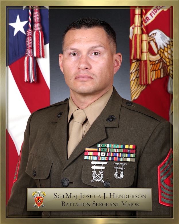 SgtMaj Joshua J. Henderson