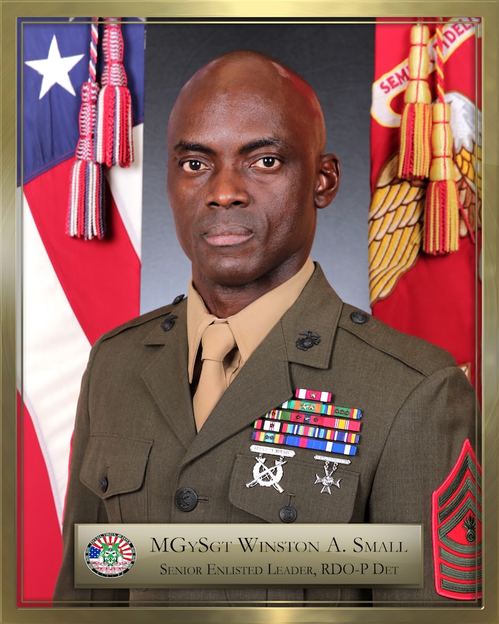 MGySgt Winston A. Small Bio Photo