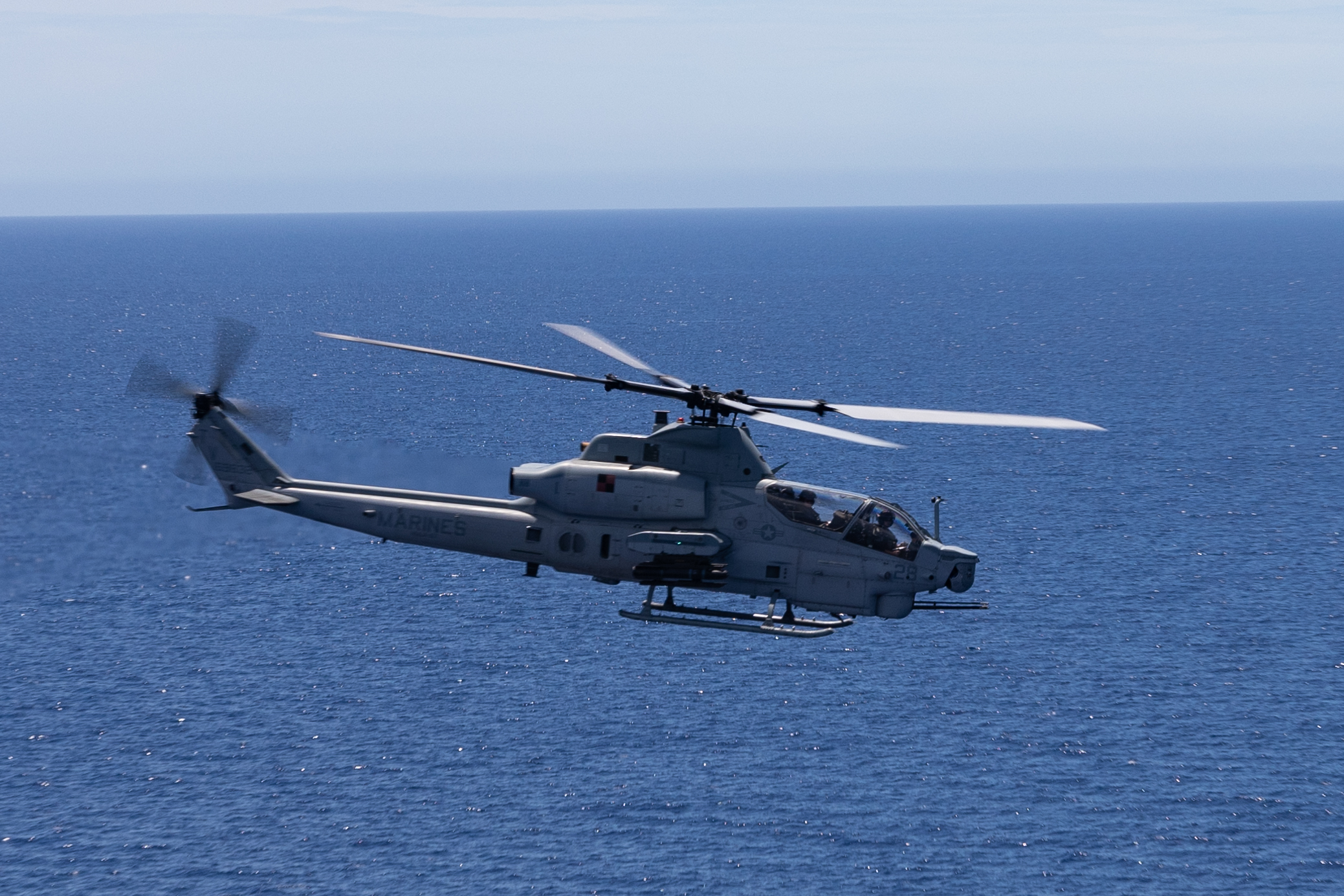 HMLA-167 conducts close air support training in support of