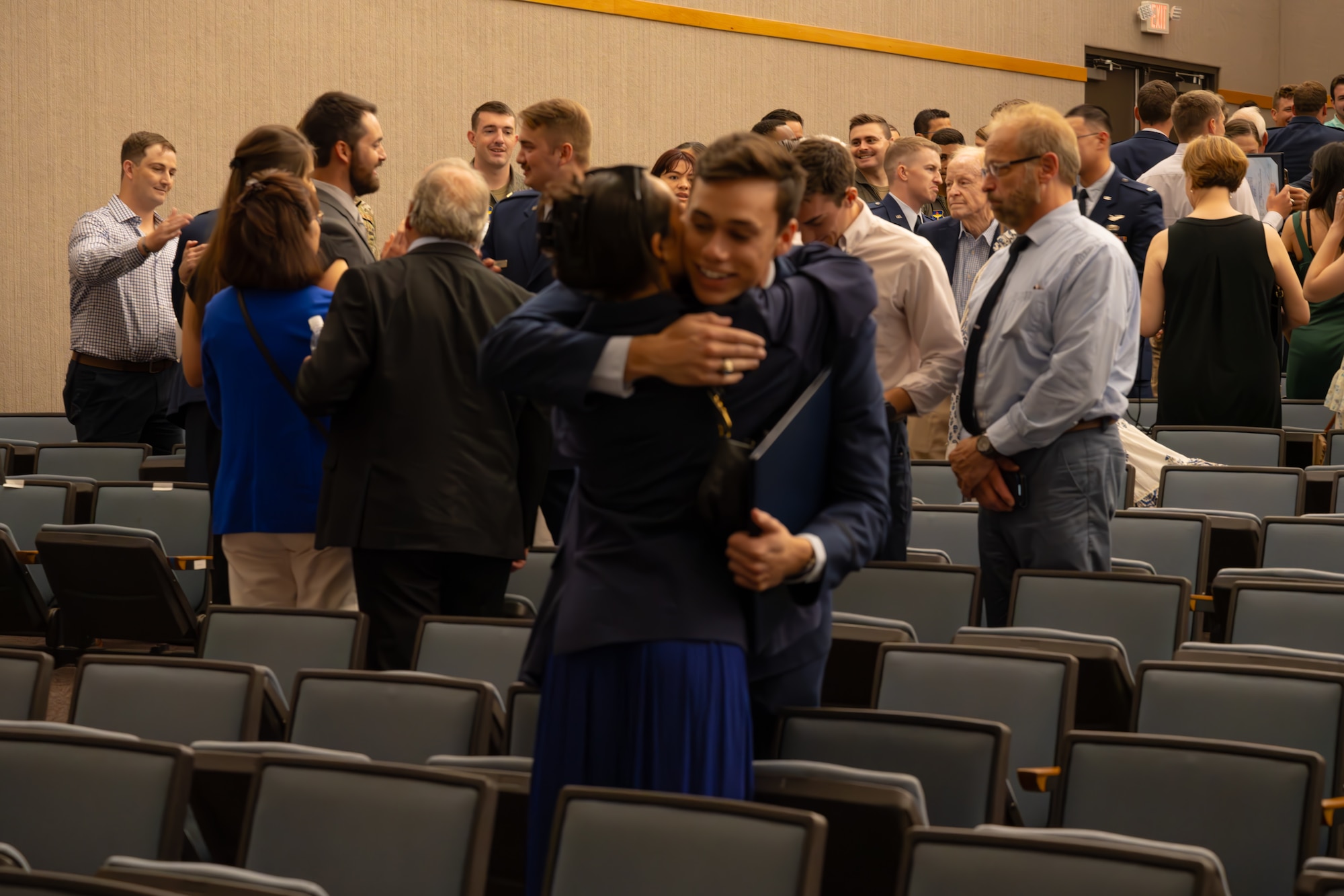 Thirty U.S. Air Force officers were awarded silver wings during the ceremony, symbolizing their completion of the Undergraduate Pilot Training program.