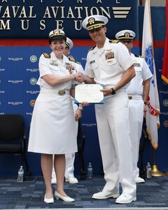 Cmdr. Moaratty Assumes Command of NIOC Pensacola