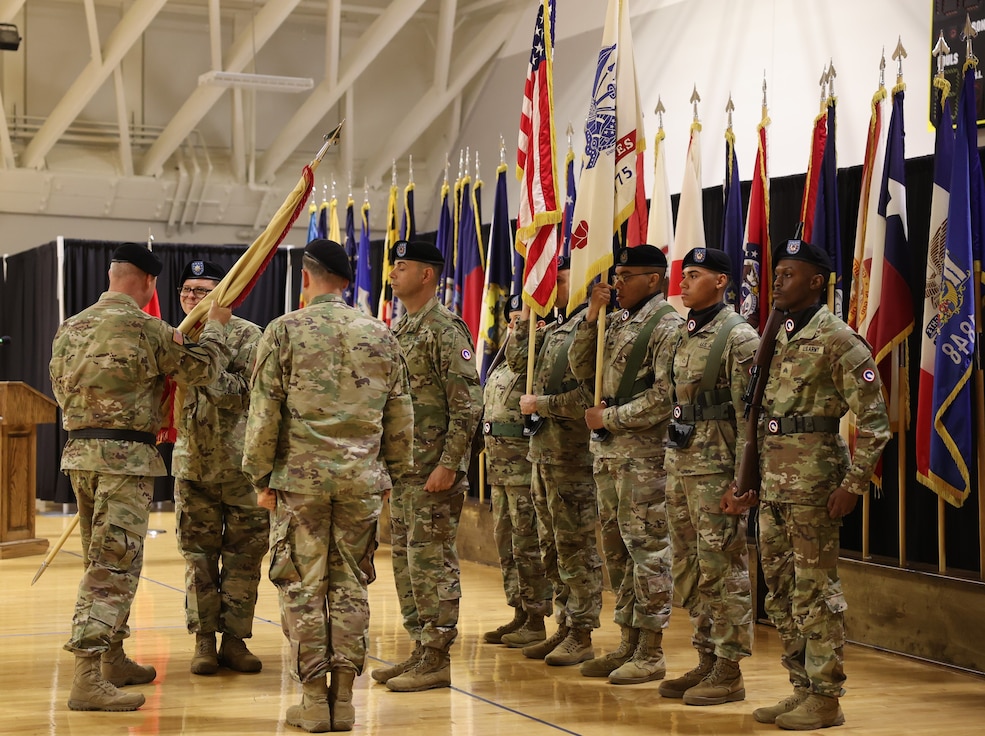 LTC Cooper assumes command of STB, 1st TSC