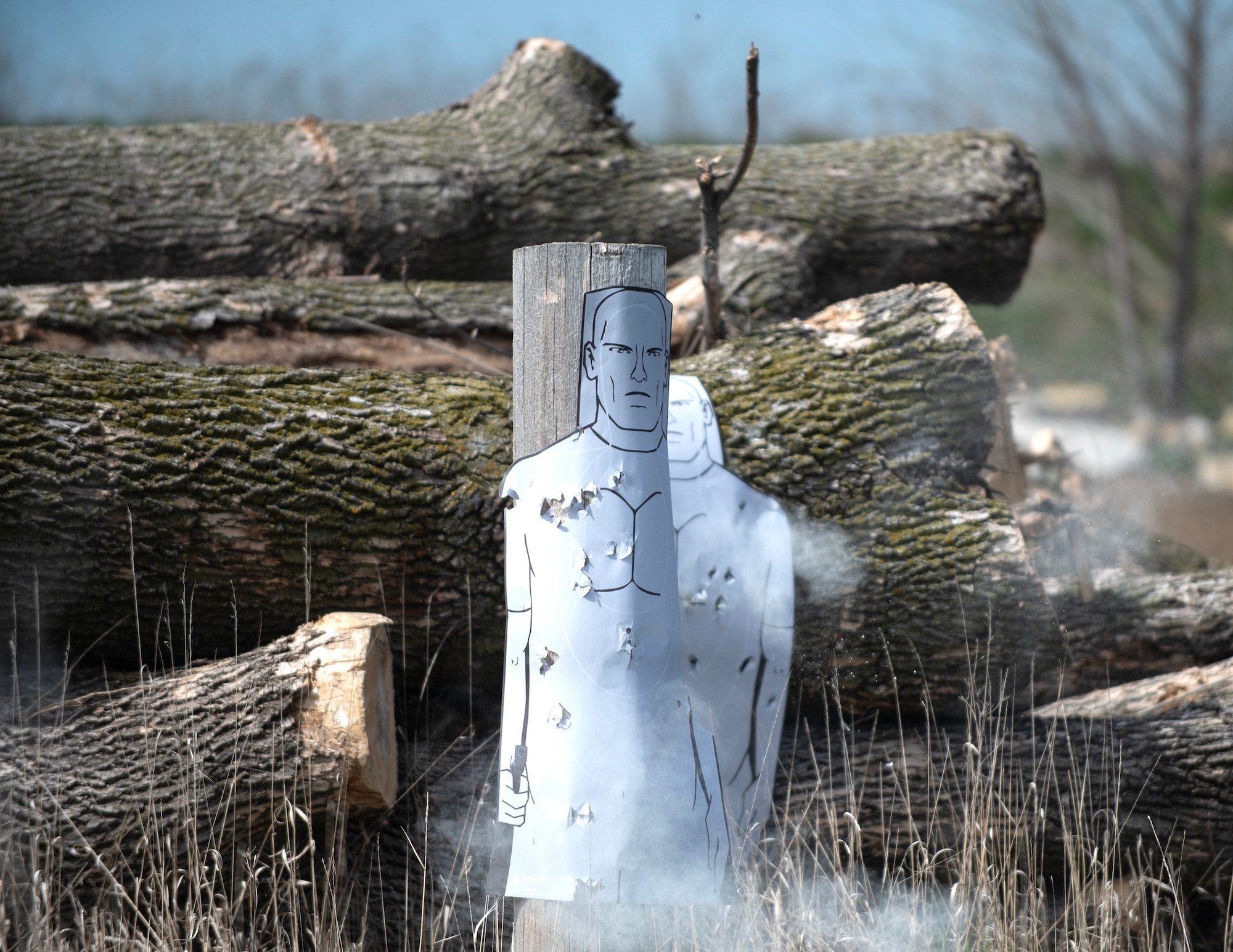 U.S. Air Force Airmen from the 133rd Security Forces Squadron attend pepper ball training in St. Paul, Minn., April 24, 2024.