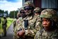 U.S. Army Reserve Soldiers assigned to the 316th Sustainment Command standby for a weapons qualification at Joint Base McGuire-Dix-Lakehurst, N.J., June 10, 2024. Reservists are required to attend a two-week training exercise annually, where they engage in realistic scenarios designed to prepare them for real-world conflicts. (U.S. Air Force photo by Senior Airman Matt Porter)