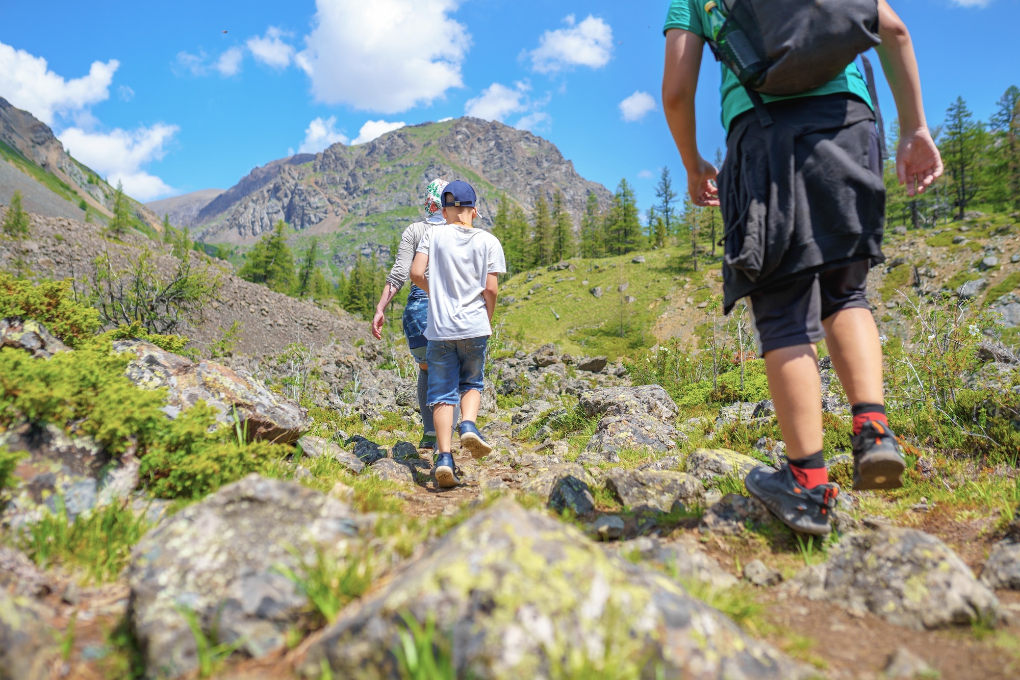 People hiking