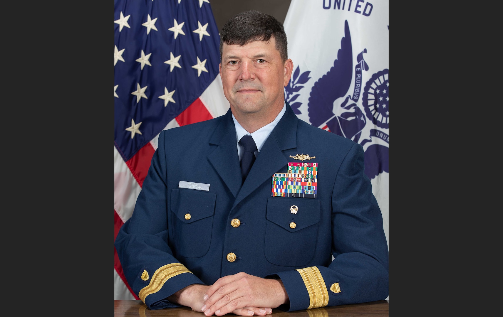 Portrait of Rear Adm. Jeffrey Randall. (U.S. Coast Guard photo)