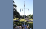 TCY colors on parade field. (U.S. Coast Guard photo)