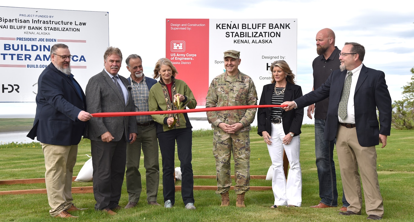 USACE celebrates start of Kenai coastal erosion project