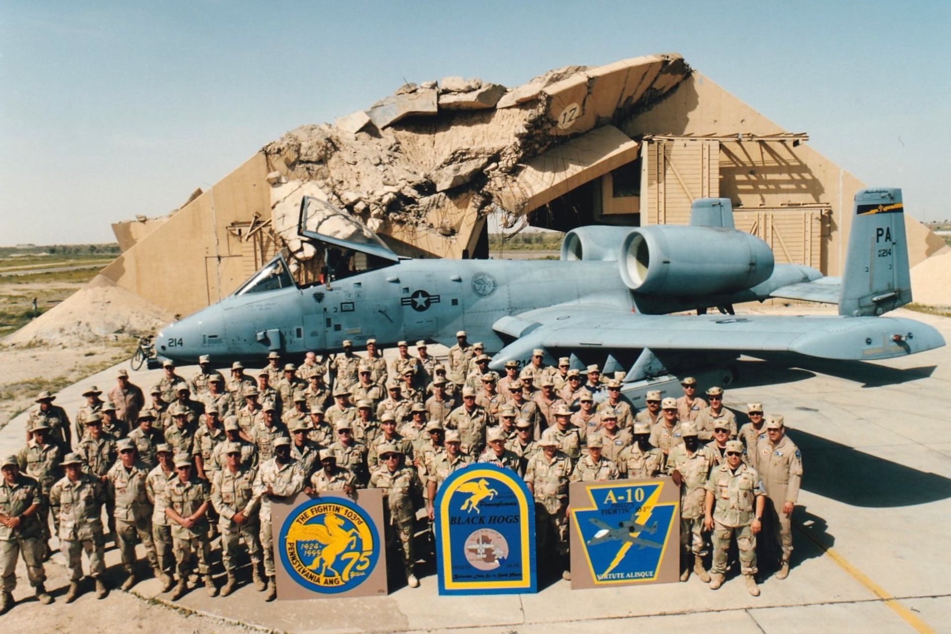 An undated photo of an A-10 "Warthog" from the Pennsylvania National Guard’s 103rd Attack Squadron. The squadron, part of the 111th Attack Wing, celebrates its 100th birthday on June 27, 2024. (Courtesy photo)