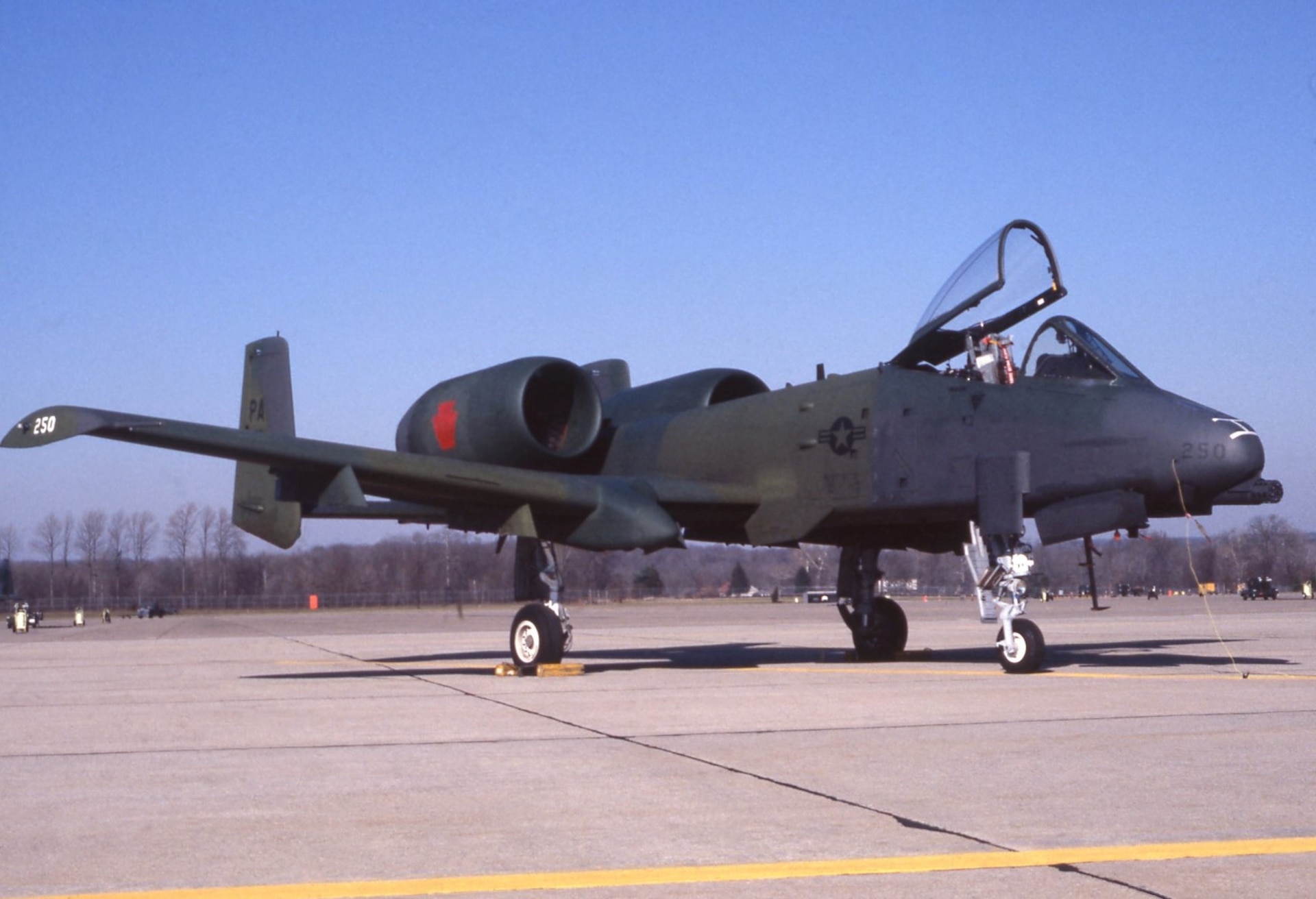 An undated photo of an A-10 "Warthog" from the Pennsylvania National Guard’s 103rd Attack Squadron. The squadron, part of the 111th Attack Wing, celebrates its 100th birthday on June 27, 2024. (Courtesy photo)