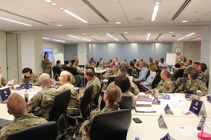 Image of Airmen attending a meeting.