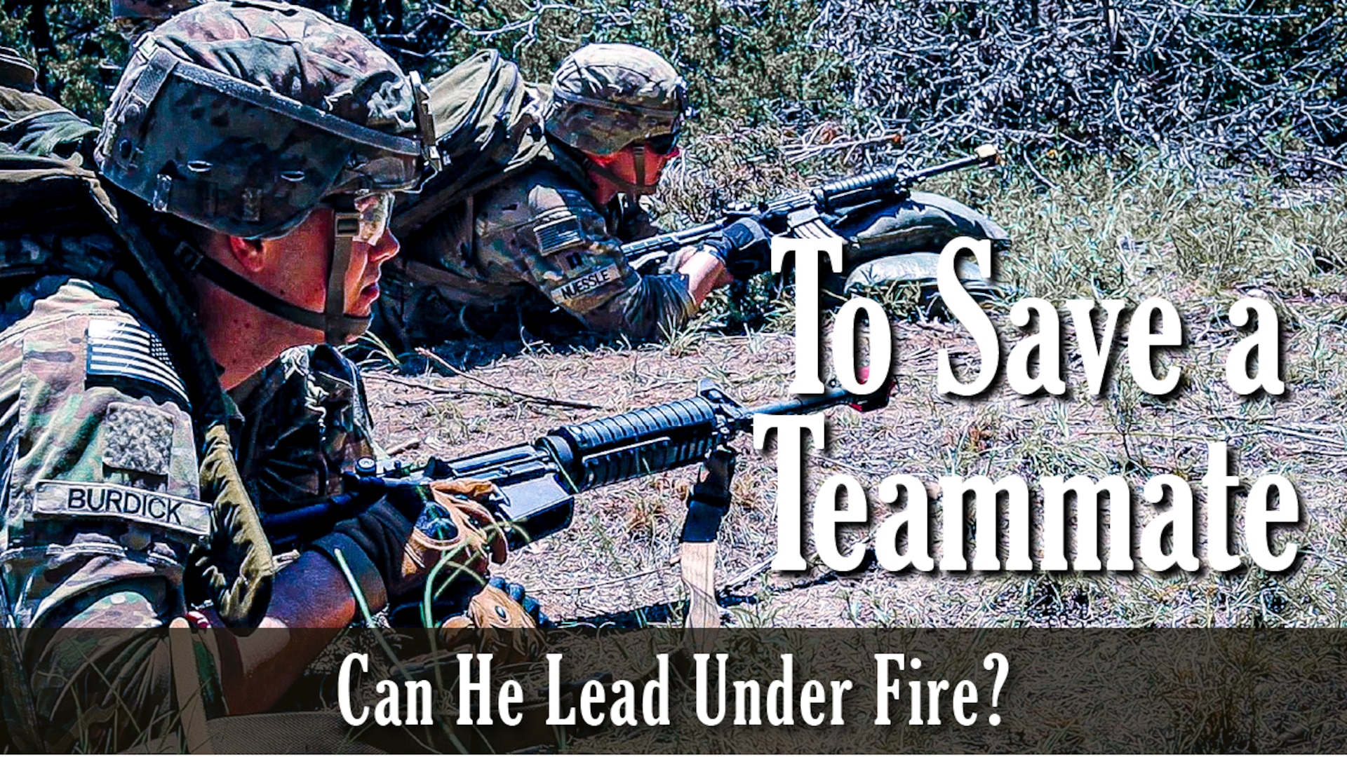 Can He Lead Under Fire?