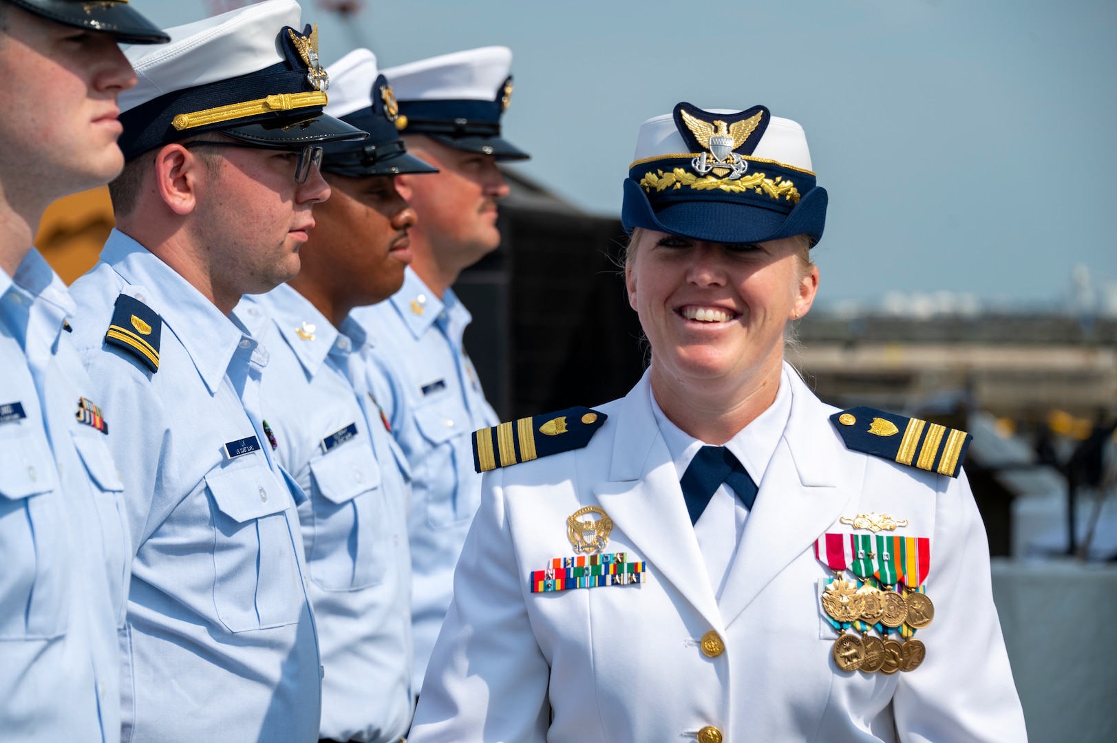 Coast Guard Cutter Willow conducts change of command ceremony