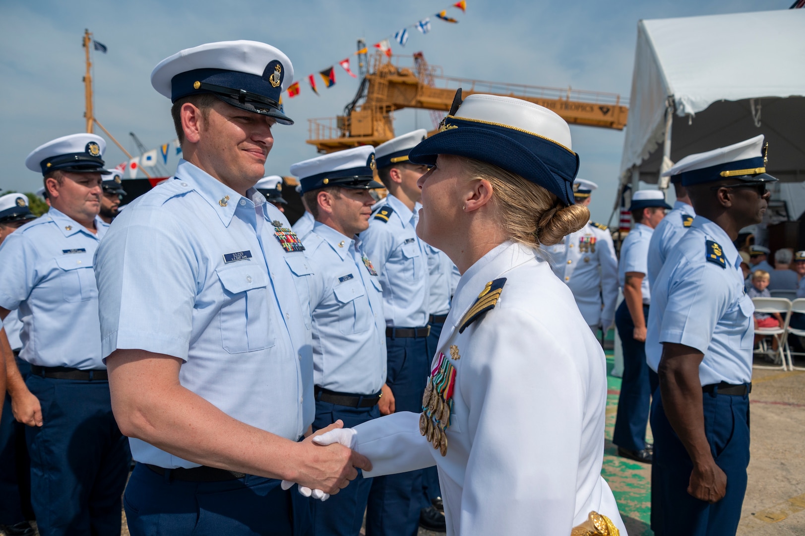 Coast Guard Cutter Willow conducts change of command ceremony