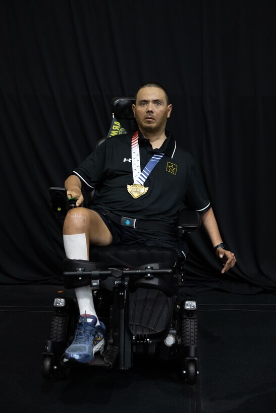 U.S. Army Cpt. Luis Avila wins gold in archery