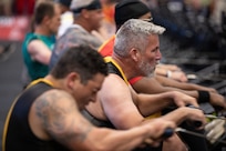 U.S. Army veteran Christopher Parks rows for Team Army