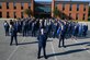 Members of the 316th Medical Squadron at Joint Base Anacostia-Bolling pose for a photo in front of the Bolling Medical Center at JBAB, Washington, D.C., May 31, 2024. This photo session preceded a surprise retirement event for Lt. Col. Marilyn Perry, who has served 35 years in the Air Force as a medical provider. (U.S. Air Force photo by Airman Shanel Toussaint)