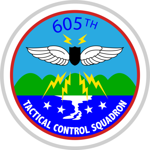 graphic 605th Tactical Control Squadron Heritage Emblem