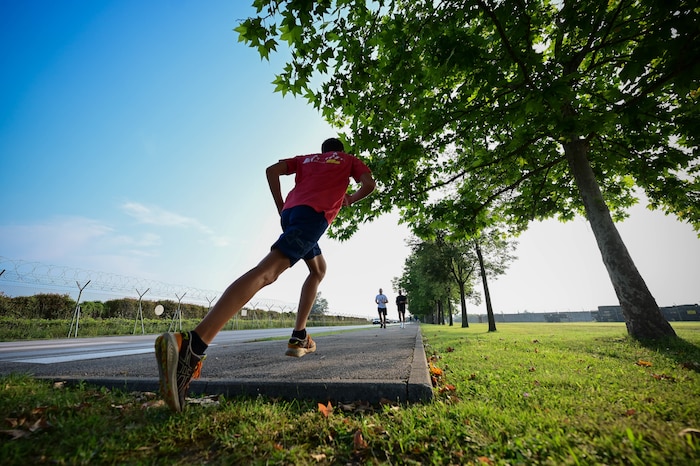 man running