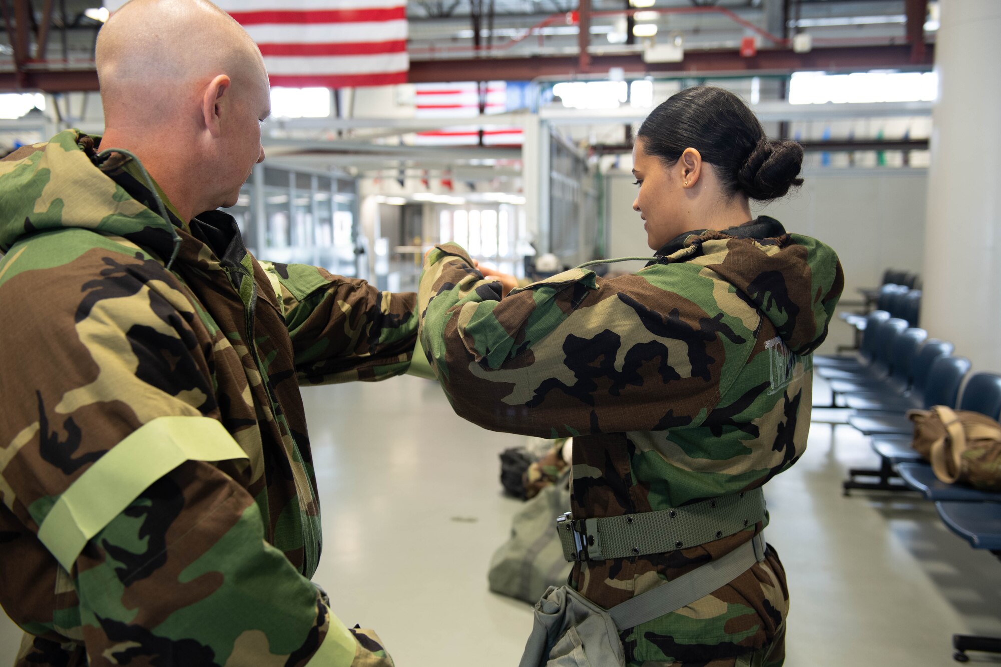 Airmen from across the Pennsylvania Air National Guard’s three wings participated in a forward operating base decontamination scenario involving a simulated chemical attack involving aircrew and ground support personnel as part of Iron Keystone 2024 activities at Fort Drum, N.Y.