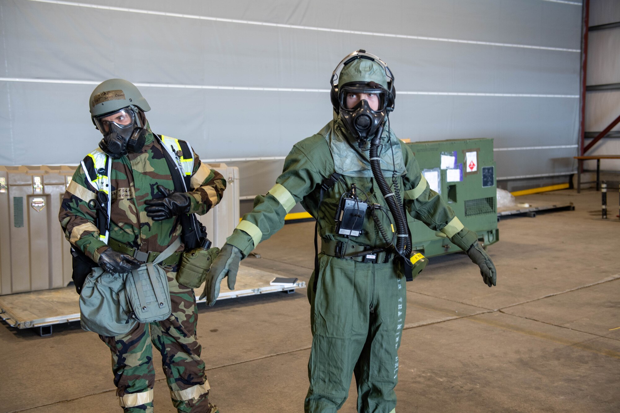 Airmen from across the Pennsylvania Air National Guard’s three wings participated in a forward operating base decontamination scenario involving a simulated chemical attack involving aircrew and ground support personnel as part of Iron Keystone 2024 activities at Fort Drum, N.Y.