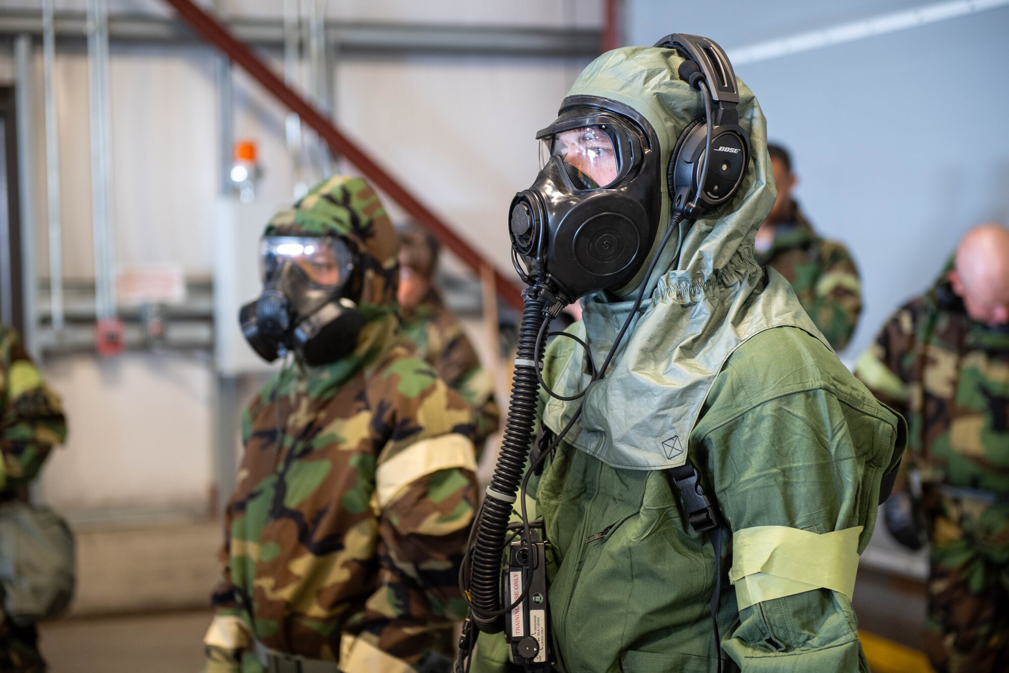 Airmen from across the Pennsylvania Air National Guard’s three wings participated in a forward operating base decontamination scenario involving a simulated chemical attack involving aircrew and ground support personnel as part of Iron Keystone 2024 activities at Fort Drum, N.Y.