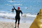 2023 Armed Forces Triathlon Championship hosted by Naval Base Ventura County, California on April 1.  The Armed Forces Championship features teams from the Army, Marine Corps, Navy (with Coast Guard runners), and Air Force (with Space Force Runners).  Department of Defense Photo by Mr. Steven Dinote - Released.