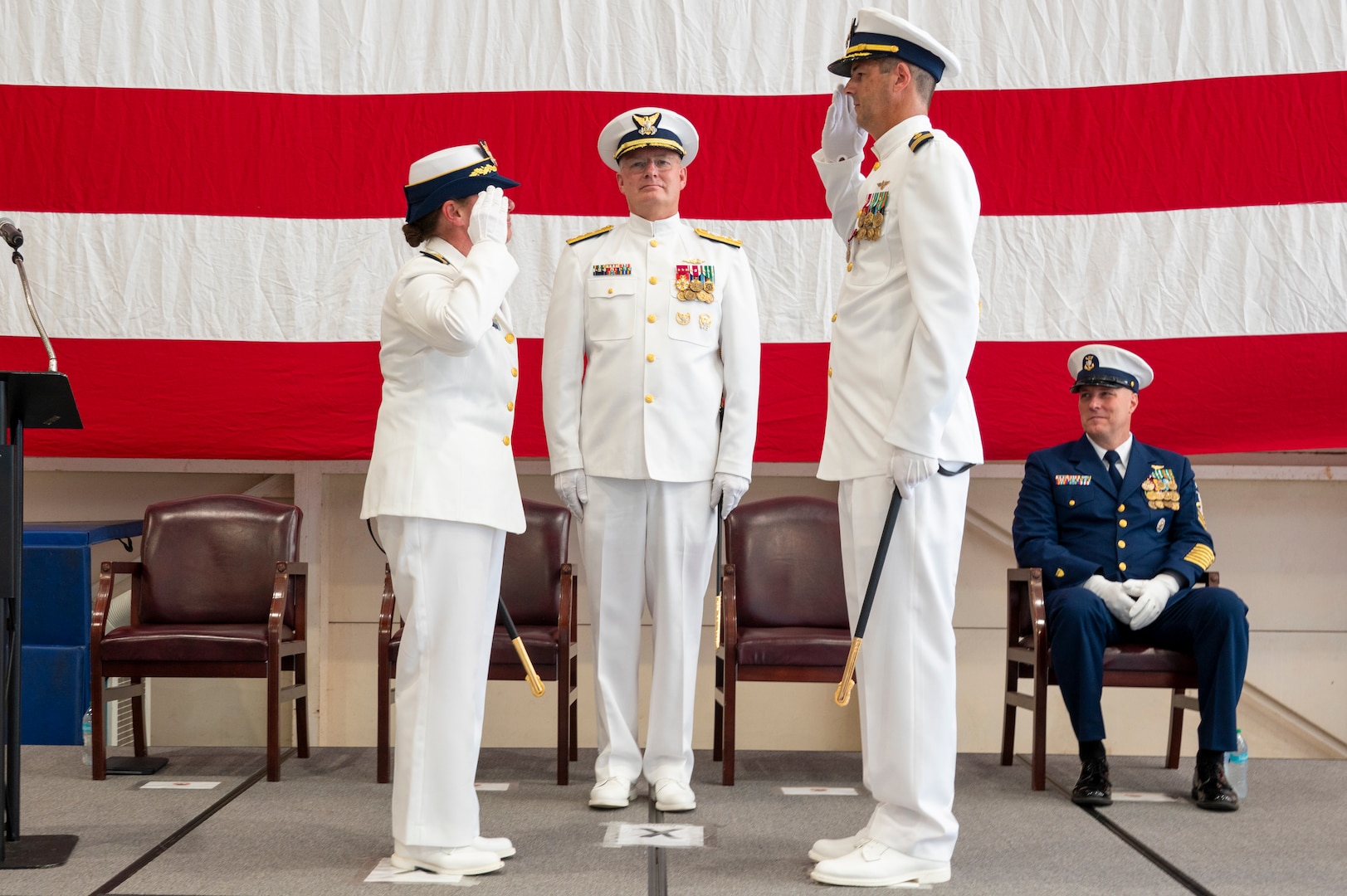 Coast Guard Air Station Savannah conducts change of command ceremony