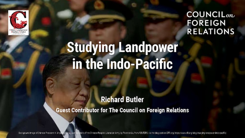 Slide for Studying Landpower in the Indo-Pacific