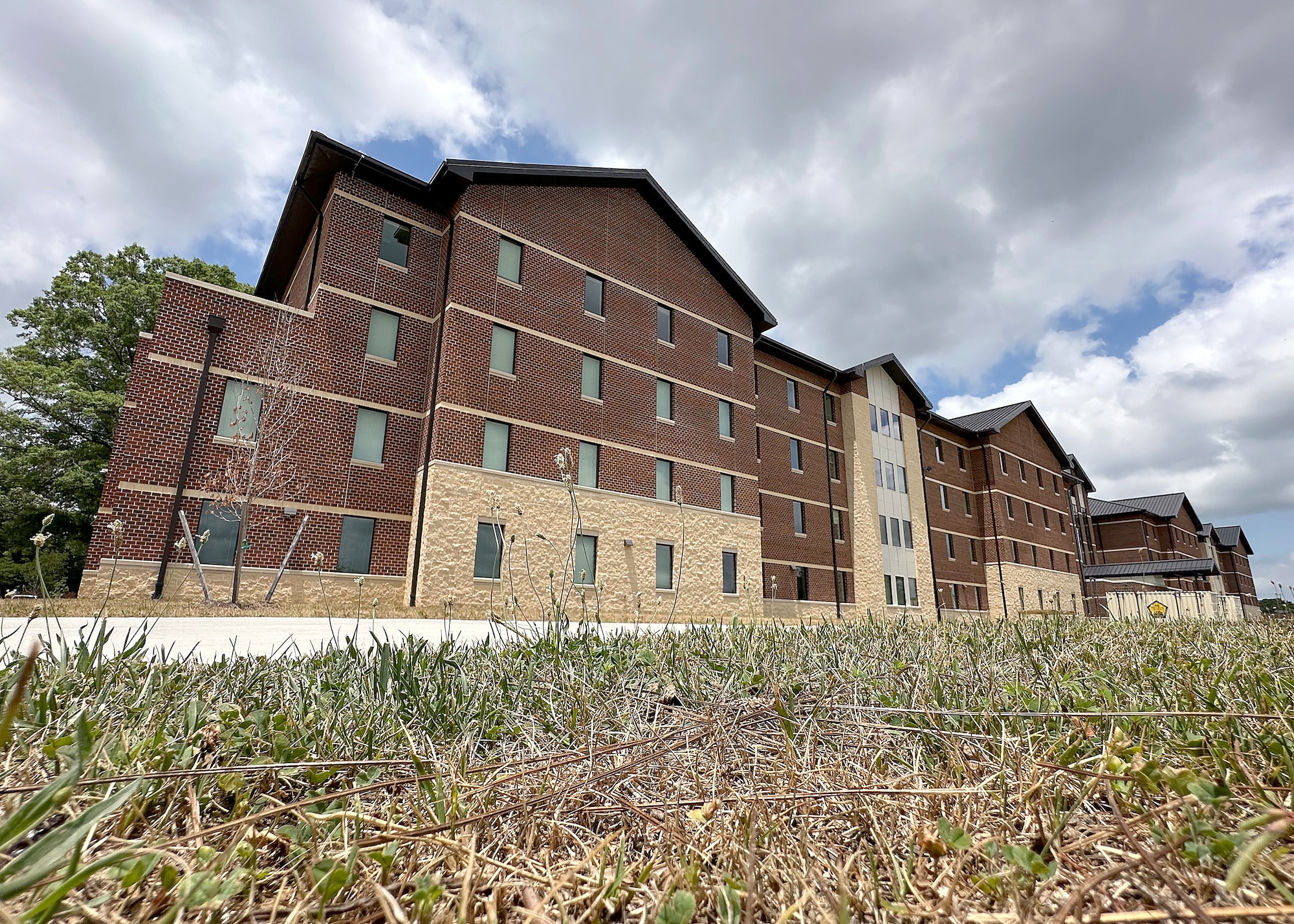 A photo of soldier barracks.