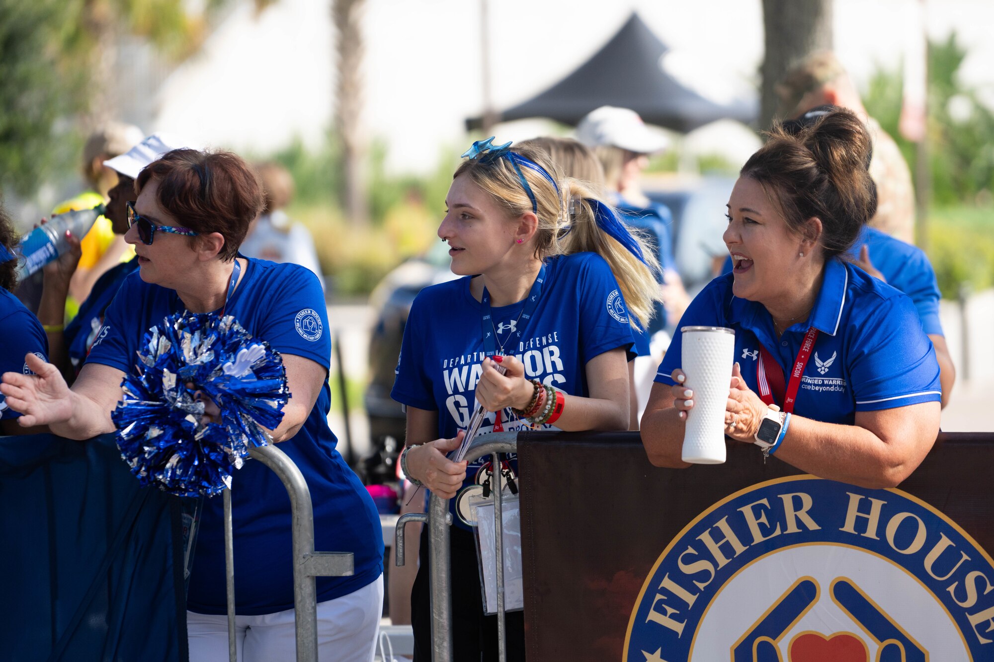 Fans cheer on Team Air Force