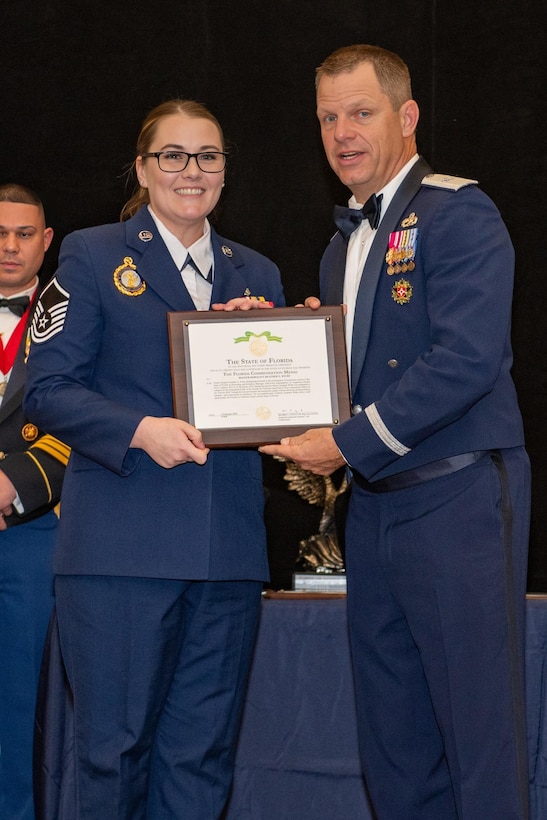 Florida Air National Guard celebrate Airmen of the Year and Chief Induction