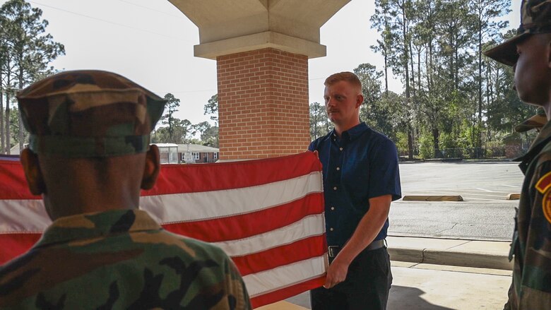 The Young Marines is designed to strengthen the lives of America's youth by teaching the importance of self-confidence, academic achievement, honoring veterans, good citizenship, community service and living a healthy, drug-free lifestyle. The Albany unit’s leadership is not well positioned to bring in the training elements, uniform basics and values and traditions of the Marine Corps on their own, so those from Marine Corps Logistics Base Albany who wear the real Marine uniform are stepping in. (Courtesy Photo)