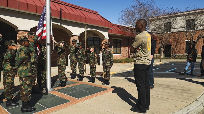 The Young Marines is designed to strengthen the lives of America's youth by teaching the importance of self-confidence, academic achievement, honoring veterans, good citizenship, community service and living a healthy, drug-free lifestyle. The Albany unit’s leadership is not well positioned to bring in the training elements, uniform basics and values and traditions of the Marine Corps on their own, so those from Marine Corps Logistics Base Albany who wear the real Marine uniform are stepping in. (Courtesy Photo)