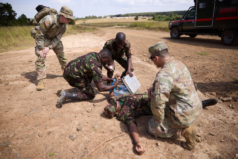 Justified Accord 2024 participants rehearse medical evacuation procedures