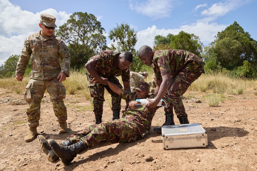 Justified Accord 2024 participants rehearse medical evacuation procedures