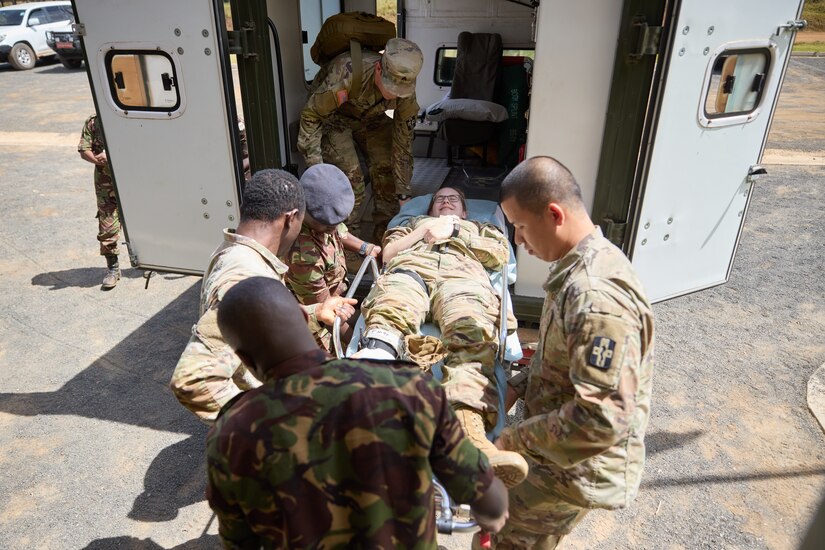 Justified Accord 2024 participants rehearse medical evacuation procedures