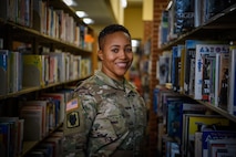 photo of women wearing U.S. Army uniform.