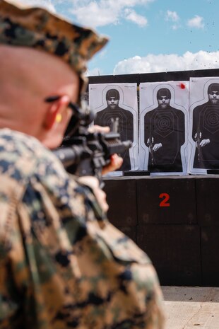 MARINE CORPS BASE HAWAII - The Marine Corps Marksmanship Competition-Pacific is one of five regional shooting competitions that was held at Crater Range Training Facility on Marine Corps Base Hawaii, Jan. 26 to Feb. 2. The week-long competitions brought marines, airmen, sailors, and local law enforcement together to compete. The top shooters from the competition distinguish themselves with rifle and pistol and can be invited to shoot in the Marine Corps Marksmanship Championship at Marine Corps Base Quantico. While competitive in nature, the event inspires camaraderie and increases lethality in the Corps.