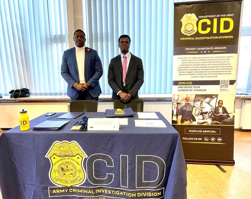 Army CID Special Agents participate in Wiesbaden Army Community Job Fair