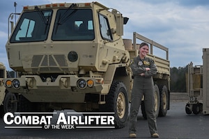 Staff Sgt. Chloe Lefebvre, 34th Combat Training Squadron doctrine development section chief and loadmaster instructor, is selected as Combat Airlifter of the Week.