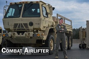 Staff Sgt. Chloe Lefebvre, 34th Combat Training Squadron doctrine development section chief and loadmaster instructor, is selected as Combat Airlifter of the Week.