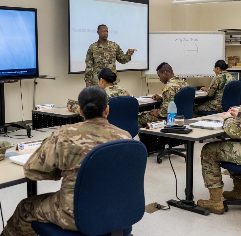 U.S. Army Sgt. 1st Class Corey Terry, METC Ophthalmic Technician program instructor, was appointed by the College of Allied Health Sciences as an Assistant Professor.