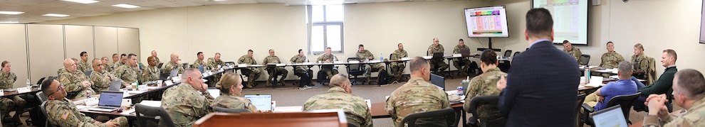 Battalion command teams, from across the 85th U.S. Army Reserve Support Command, had the opportunity to meet in person with staff sections at the 85th USARSC headquarters during a three-day training event in Arlington Heights, Illinois, March 3, 2024, to learn about the budgeting process, mobilization and other key issues.