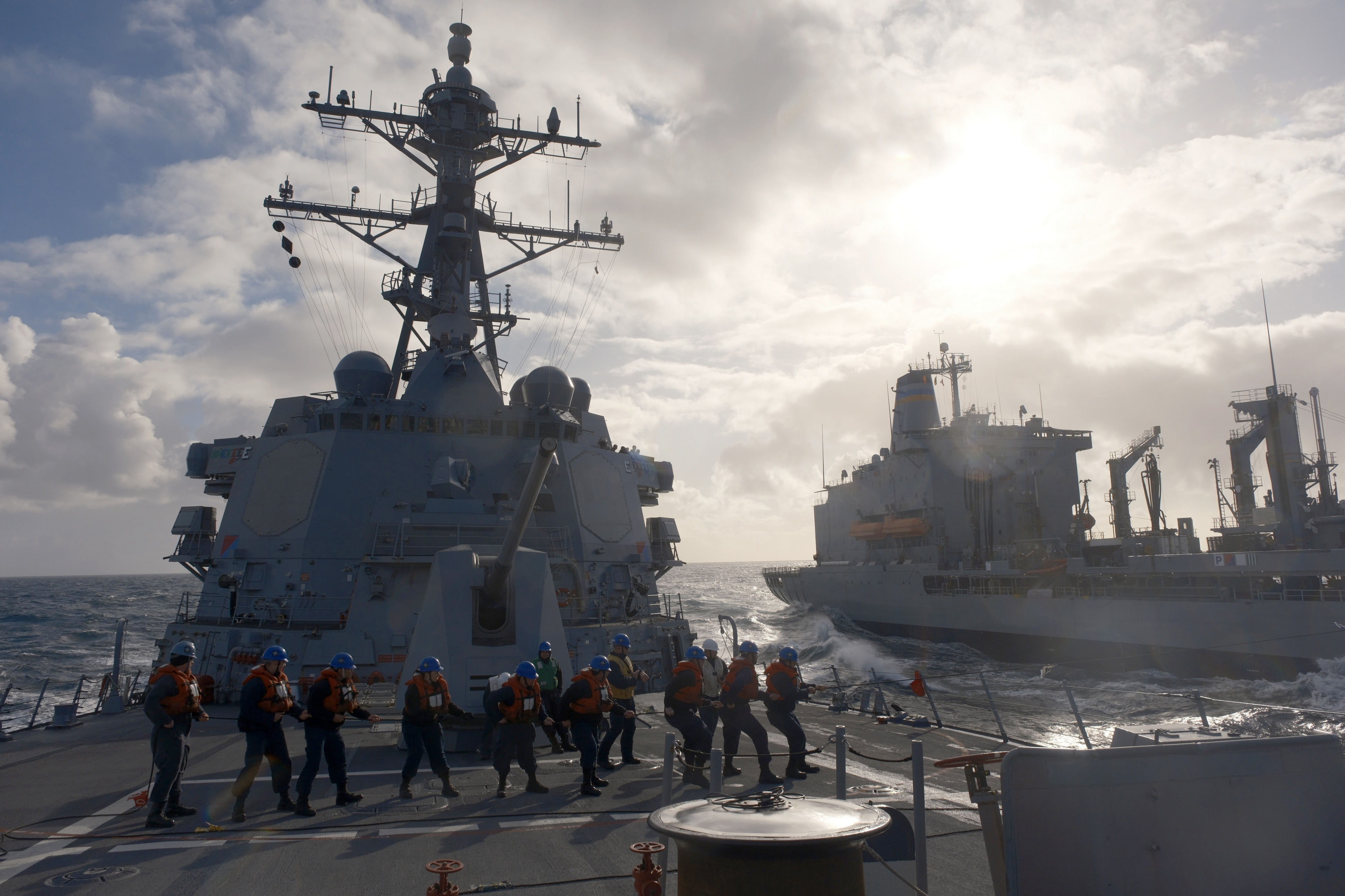 USS Spruance (DDG 111) underway operations.