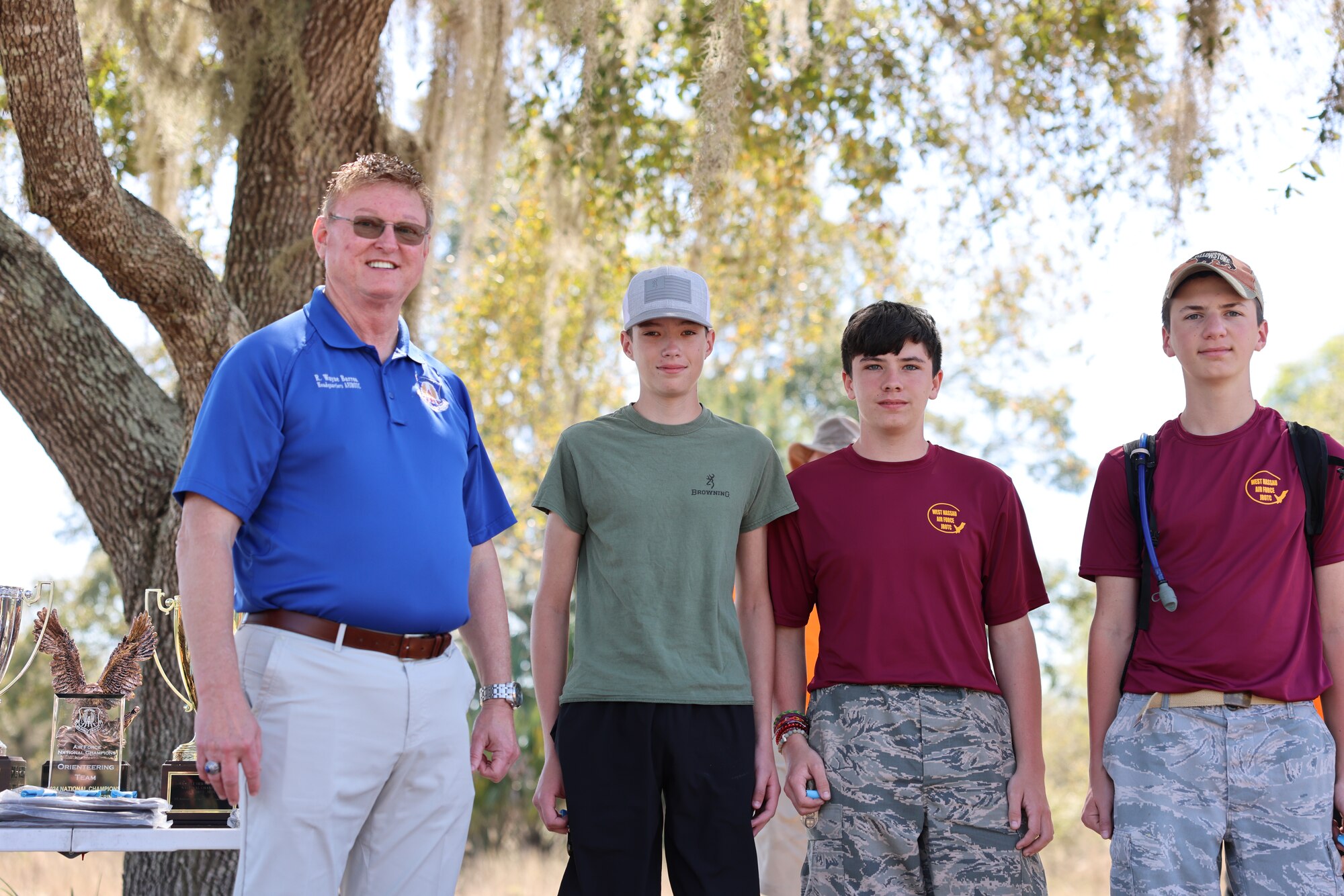 AFJROTC National Orienteering Championships Junior Varsity Team Award Winners