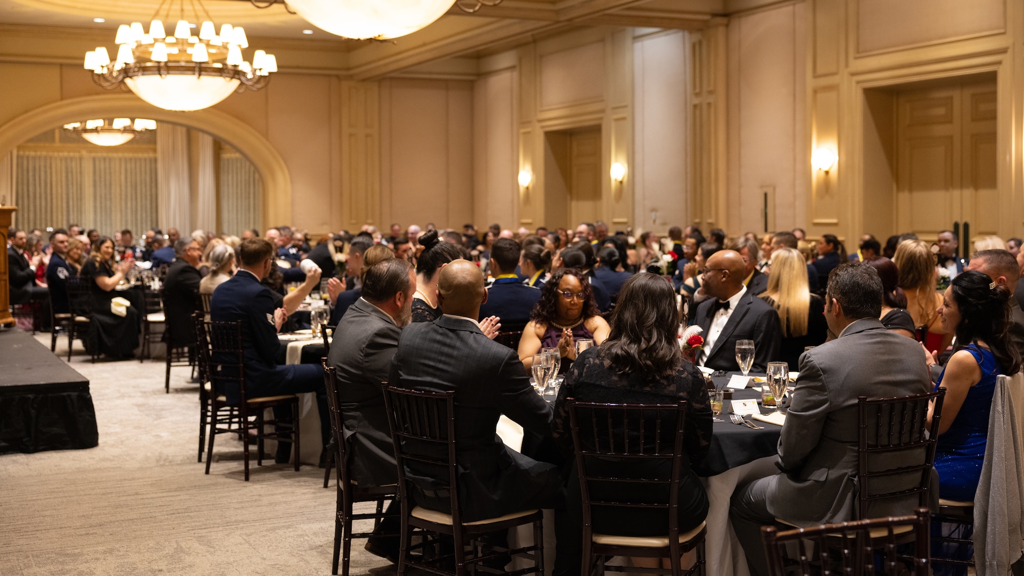 people sitting at tables